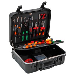 1 pcs - GT Line Plastic Tool Case, with 2 Wheels, 430 x 320 x 160mm