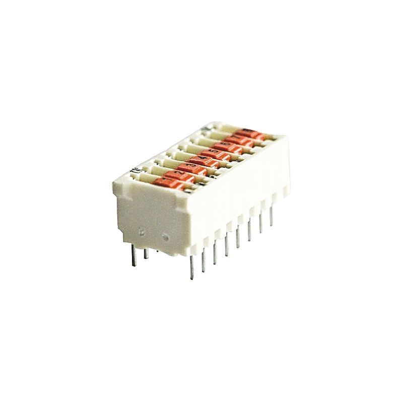250 pcs - TE Connectivity 2 Way Through Hole DIP Switch SPST