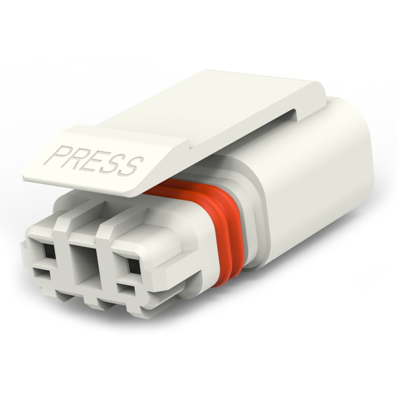 25 pcs - TE Connectivity SlimSeal Connector Miniature Series Miniature, 2-Pole, Male, 2-Way, Cable Mount, 5A, IP67