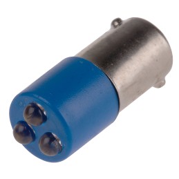 1 pcs - RS PRO Blue Panel Mount Indicator, 25 x 10mm Mounting Hole Size