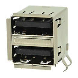 10 pcs - CUI Devices Horizontal, Through Hole Type Standard A Type 2 USB Connector