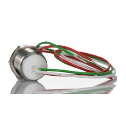 12 pcs - RS PRO Capacitive Switch Latching NC,Illuminated, Green, IP68 Brass