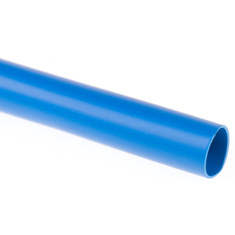 10 pcs - RS PRO PVC Blue Cable Sleeve, 10mm Diameter, 10m Length