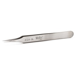 1 pcs - Weller Erem 110 mm, Stainless Steel, Pointed, Relieved, Tweezers