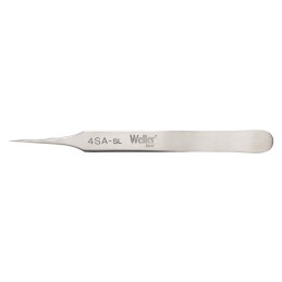 1 pcs - Weller Erem 110 mm, Stainless Steel, Pointed, Relieved, Tweezers