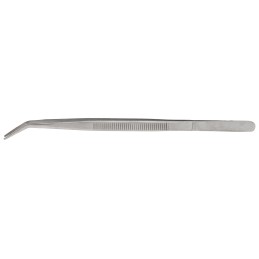 1 pcs - RS PRO 150 mm, Stainless Steel, Serrated, Tweezers