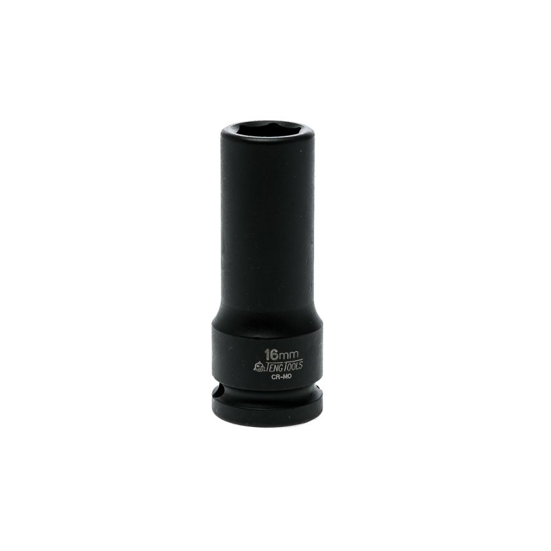 1 pcs - Teng Tools 16mm, 1/2 in Drive Impact Socket Hexagon, 25 mm length