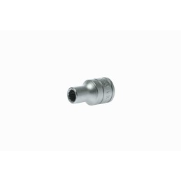 1 pcs - Teng Tools 1/2 in Drive 9mm Standard Socket, 12 point, 38 mm Overall Length