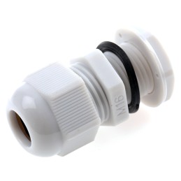10 pcs - HellermannTyton NGM Series Grey Nylon Cable Gland, M16 Thread, 5mm Min, 10mm Max, IP68