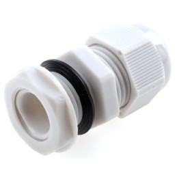 10 pcs - HellermannTyton NGM Series Grey Nylon Cable Gland, M16 Thread, 5mm Min, 10mm Max, IP68