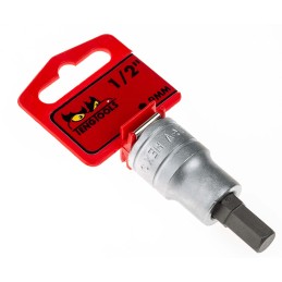 1 pcs - Teng Tools 1/2 in Drive Bit Socket, Hex Bit, 9mm