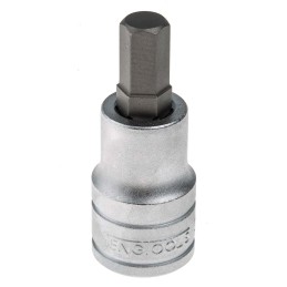 1 pcs - Teng Tools 1/2 in Drive Bit Socket, Hex Bit, 9mm