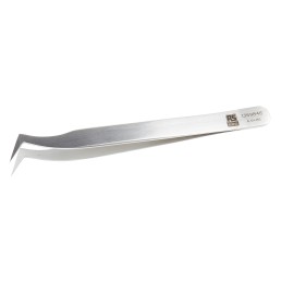 1 pcs - RS PRO 120 mm, Stainless Steel, Flat, Tweezers