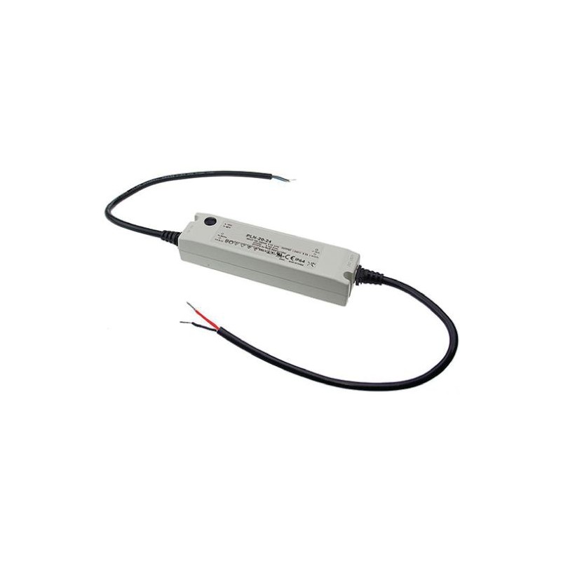 1 pcs - MEAN WELL LED Driver, 24V Output, 19.2W Output, 800mA Output, Constant Voltage