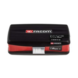 1 pcs - Facom 28-Piece Imperial 1/4 in Standard Socket/Bit Set with Ratchet, 12 point, Hex Bit, Pozidriv Bit, Slotted Bit