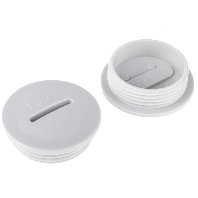 1 Pack of 5 - Lapp Blanking Plug, PG21, PS, 33mm Diameter, Threaded