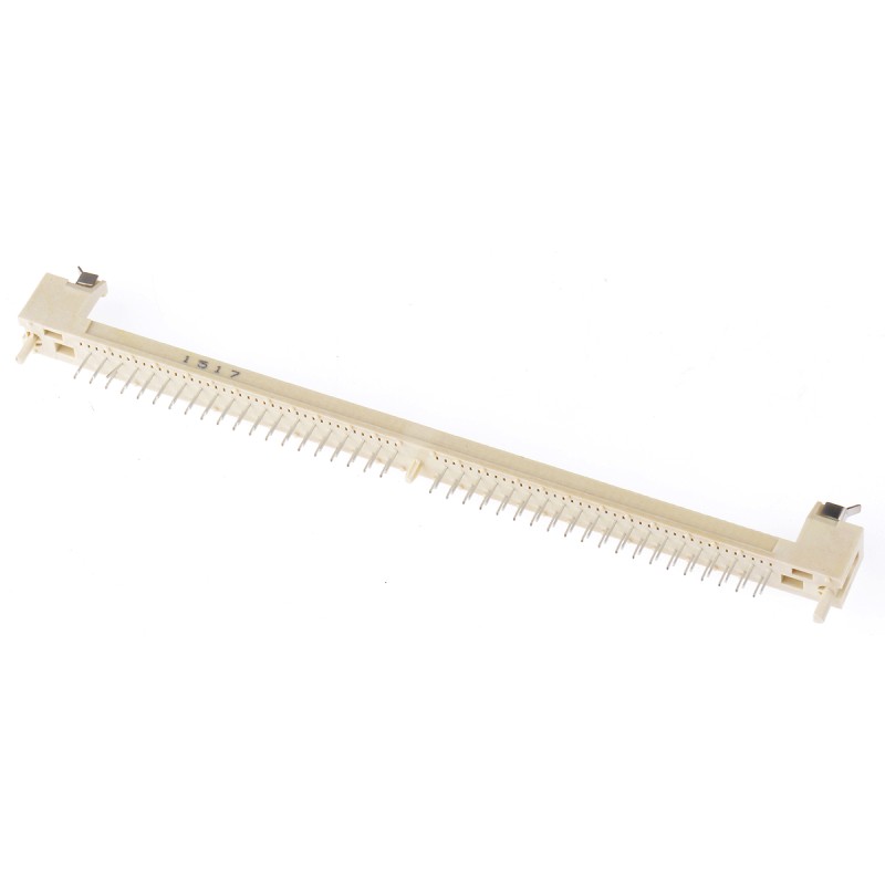 1 pcs - TE Connectivity 2.54mm Pitch 80 Way, Straight Through Hole Mount SIMM Socket