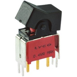 1 pcs - TE Connectivity SPDT, On-(On) Rocker Switch PCB