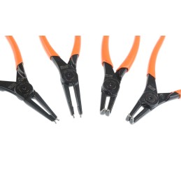 1 pcs - Bahco 4-Piece Circlip Plier Set, 250 mm Overall