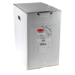 1 Reel of 305 M - RS PRO Cat5e Ethernet Cable, U/UTP, Grey PVC Sheath, 305m