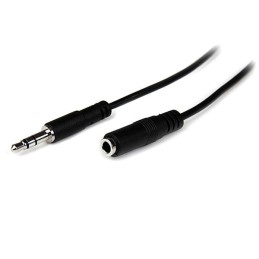 1 pcs - StarTech.com Male 3.5mm Stereo Jack to Male 3.5mm Stereo Jack Aux Cable, Black, 2m