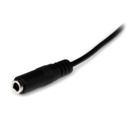 1 pcs - StarTech.com Male 3.5mm Stereo Jack to Male 3.5mm Stereo Jack Aux Cable, Black, 2m