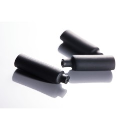 1 pcs - RS PRO Adhesive Lined End Cap, Black 7.44mm Sleeve Dia. x 30.35mm Length 4:1 Ratio