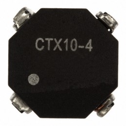 1 pcs : CTX10-4-R - INDUCT ARRAY 2 COIL 9.6UH SMD