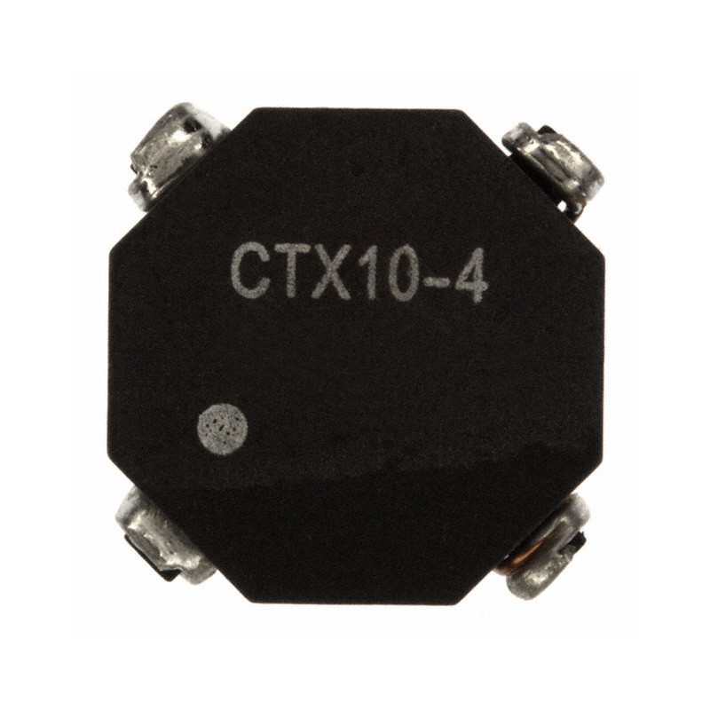 1 pcs : CTX10-4-R - INDUCT ARRAY 2 COIL 9.6UH SMD