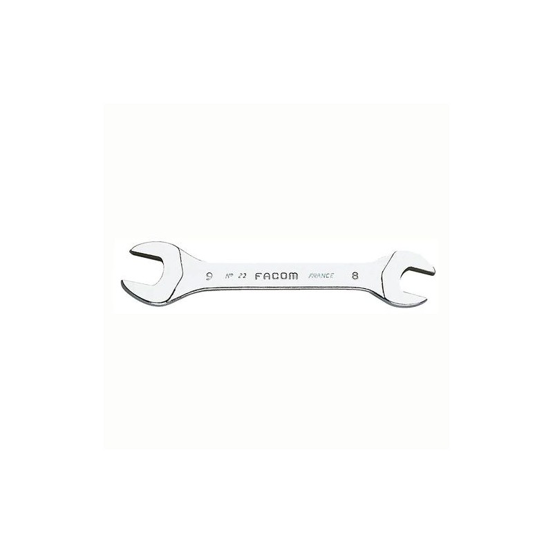 1 pcs - Facom Open Ended Spanner, 8mm, Metric, Double Ended, 90 mm Overall
