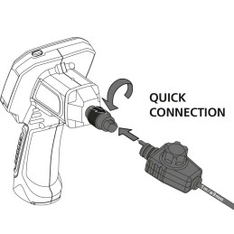 1 pcs - Laserliner 7.6mm probe Inspection Camera Kit, 1000mm Probe Length, 640 x 480pixelek Resolution, LED Illumination