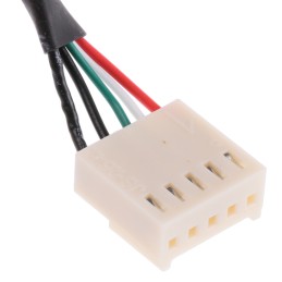 1 pcs - Bulgin USB 2.0 Cable, Female 5 Pin Socket to Female USB A Cable