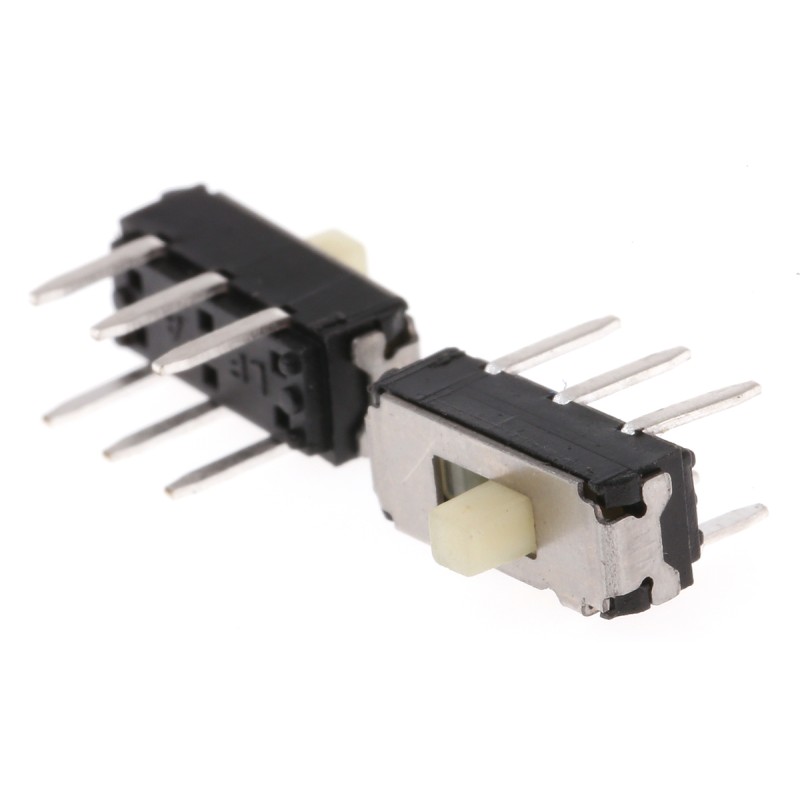 125 pcs - KNITTER-SWITCH PCB Slide Switch DPDT Latching 200 mA @ 12 V dc Slide