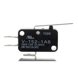 250 pcs - Omron Hinge Lever Micro Switch, Solder Terminal, 15 A @ 250 V ac, SPDT, IP40