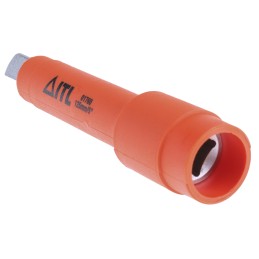 1 pcs - ITL Insulated Tools Ltd 12-Piece Imperial, Metric 1/2 in Standard Socket Set with Ratchet, 12 point, VDE/1000V