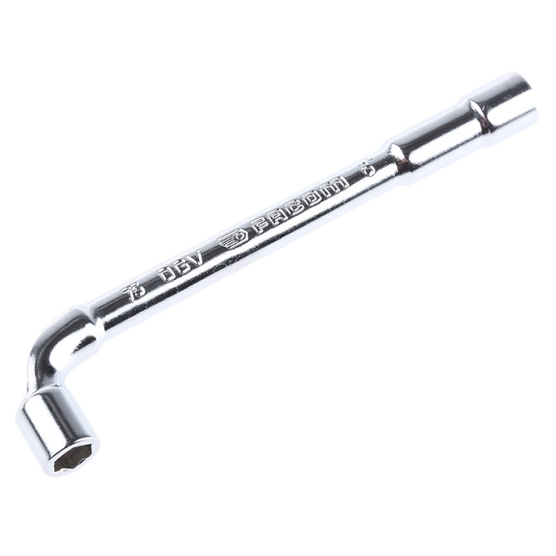 1 pcs - Facom Hex Tubular Box Spanner, 6 mm Tip, 102 mm Overall