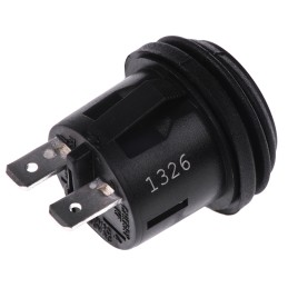 50 pcs - ZF Push Button Switch, Latching, Panel Mount, 20.2mm Cutout, SPDT, 125V ac, IP65