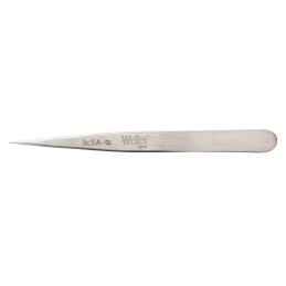 1 pcs - Weller Erem 110 mm, Stainless Steel, Pointed, Tweezers