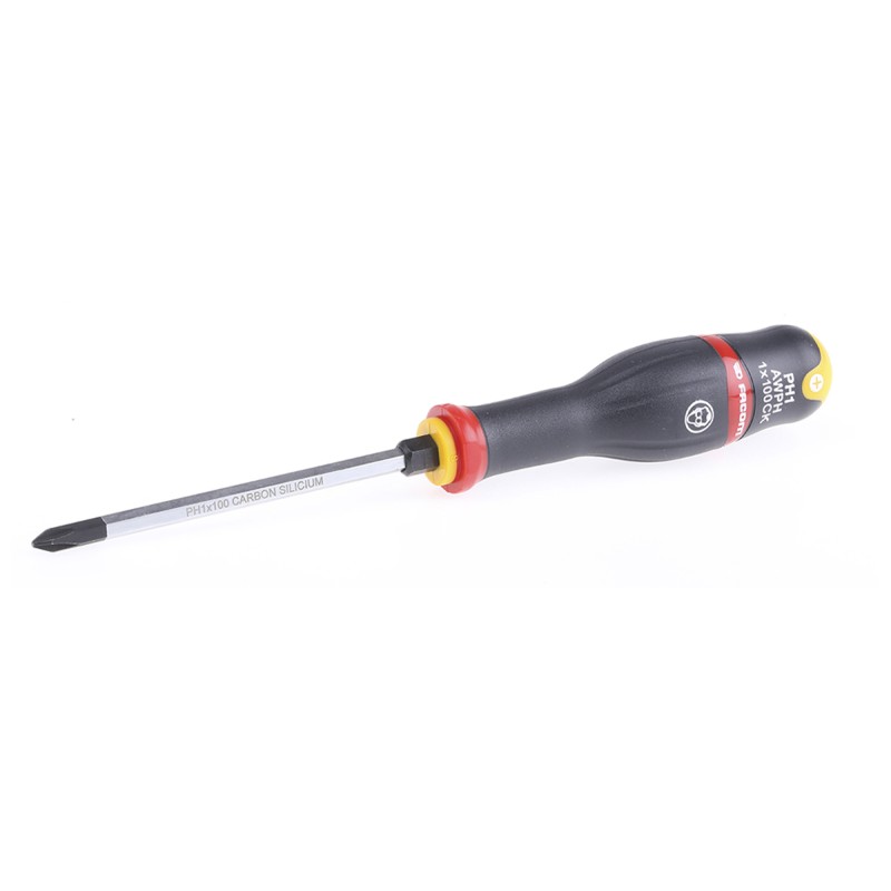 1 pcs - Facom Phillips Screwdriver, PH1 Tip, 100 mm Blade