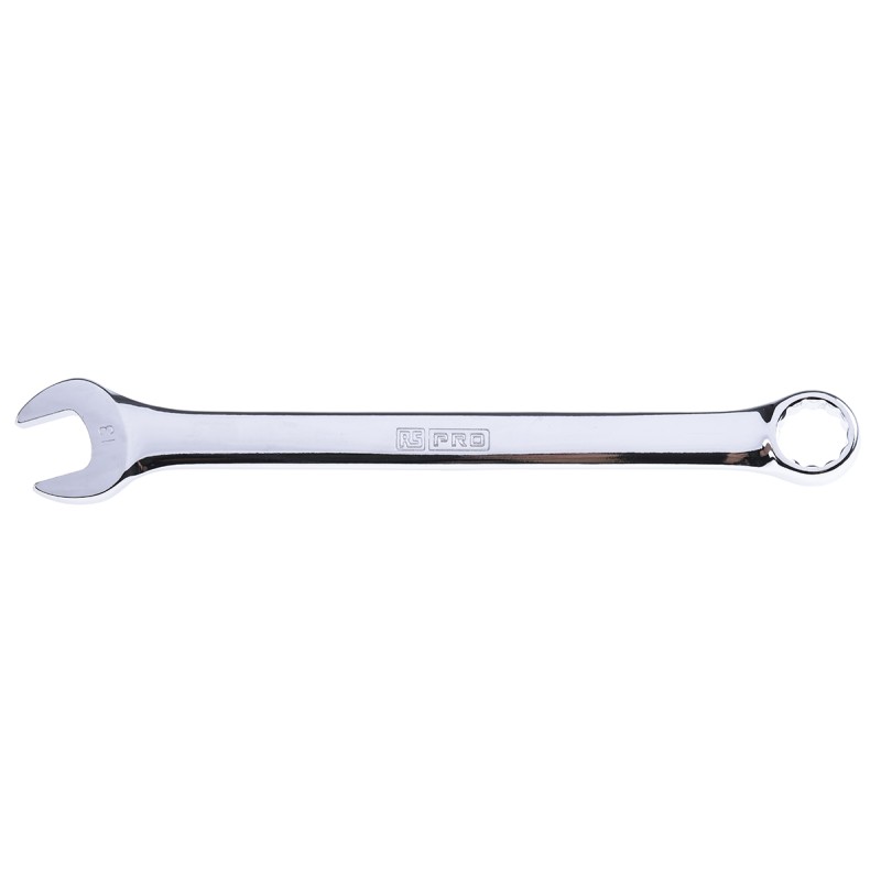 1 pcs - RS PRO Combination Spanner, 13mm, Metric, Double Ended, 180 mm Overall