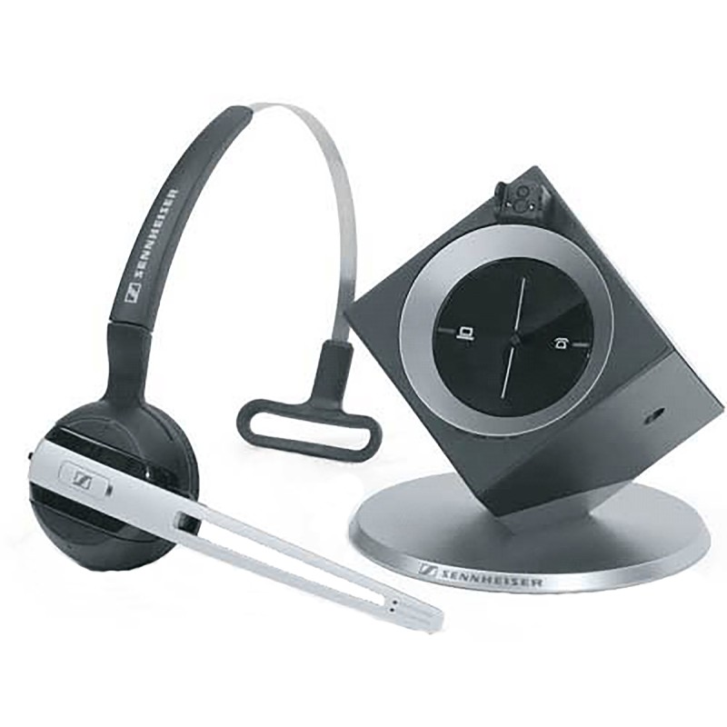 1 pcs - Sennheiser DW 10 Phone Black Wireless DECT On Ear Headset