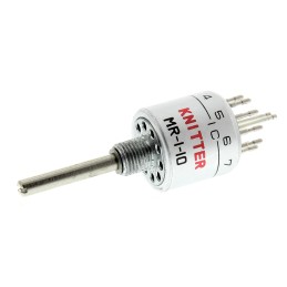 10 pcs - KNITTER-SWITCH, 10 Position SP10T Rotary Switch, 500 mA @ 24 V dc, Solder