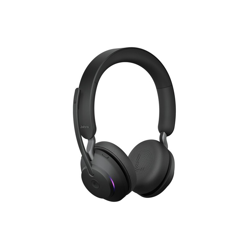 1 pcs - Jabra Evolve2 65 Black Wireless Bluetooth On Ear Headset