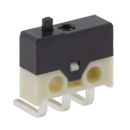 1 pcs - ZF Button Subminiature Micro Switch, Left Angle PCB Terminal, 500 mA @ 30 V dc, SPDT