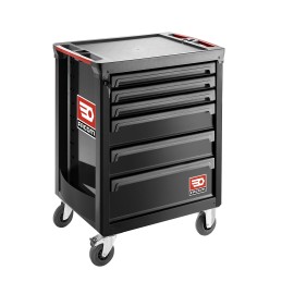 1 pcs - Facom 6 drawer Wheeled Tool Chest, 972mm x 515mm x 779mm