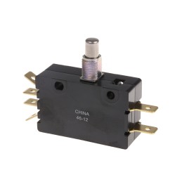 50 pcs - ZF Button Micro Switch, Tab Terminal, 15 A @ 250 V ac, DPDT