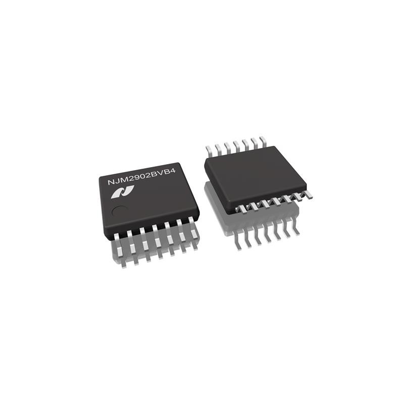 1 pcs : NJM2902BVB4T1-TE1 - HIGH EMC PERFORMANCE, SINGLE SUP