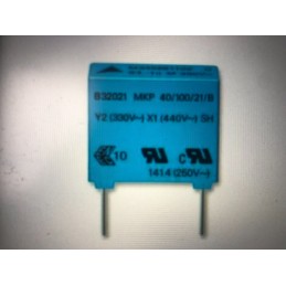 9 x Safety Capacitor, Metallized PP, Radial Box - 2 Pin, 2200 pF, ± 20%, Y2, Thr