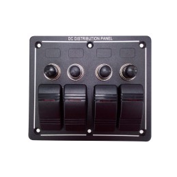 25 pcs - RS PRO SPST, On-Off Rocker Switch Panel Mount