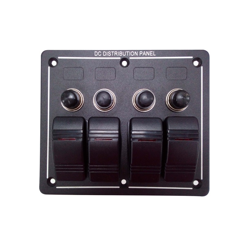 25 pcs - RS PRO SPST, On-Off Rocker Switch Panel Mount